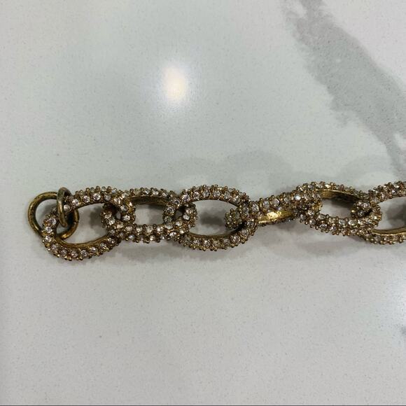 J Crew Beaded Links Bracelet 8" total length - Picture 4 of 5